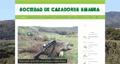 Desktop Screenshot of cazadoresbisaura.com